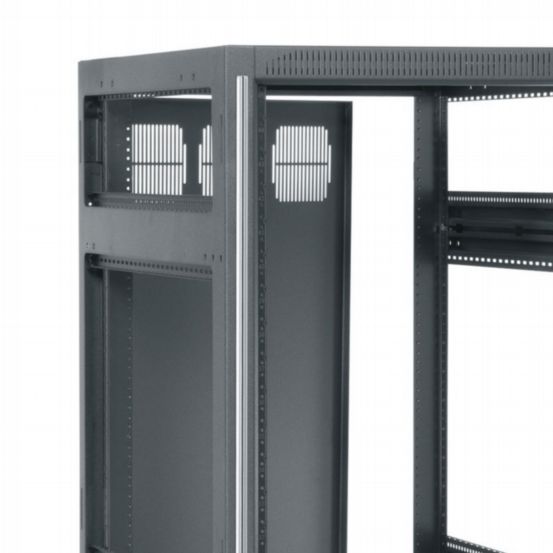 Middle Atlantic 38RU Front Trim Kit – BGR Series Racks, White with Silver Inlays