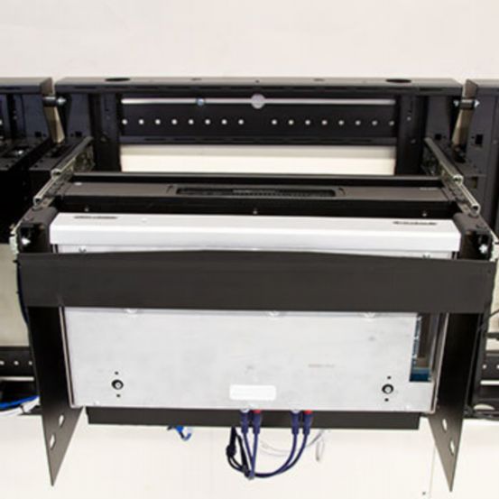 Middle Atlantic 4U Stationary Rack Kit Thermostatically controled fan Univ NP