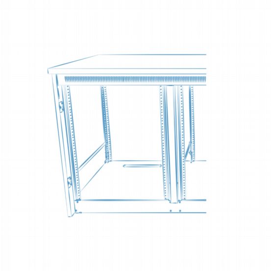 Middle Atlantic Millwork Drawings & Hardware for C5-FF31-3 C5 Series Frame (3 Bays)