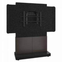 Middle Atlantic Middle Atlantic Forum™ Free-Standing 48" (2-Bay) Display Stand – 66" to 75" Display, Dark Finish