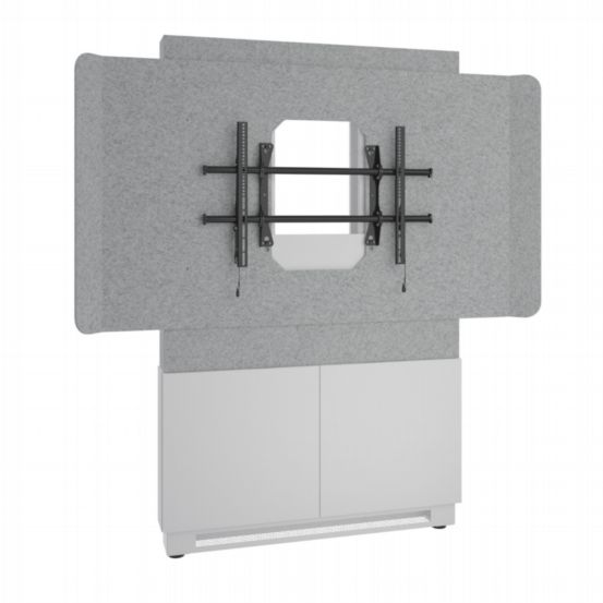 Middle Atlantic Forum™ FM-DS-4875FW-AD8W 2-Bay Floor-to-Wall Display Stand – 66