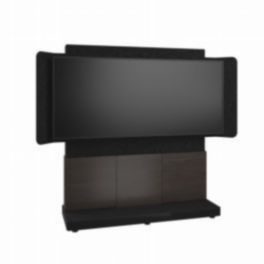 Middle Atlantic Middle Atlantic Forum™ Free-Standing Display Stand – 66" 3-Bay – For 81" 21:9 Ultra-Wide Display – Dark Finish