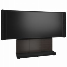 Middle Atlantic Middle Atlantic Forum™ Free-Standing 66" (3 Bay) Display Stand – 105" 21:9 Ultra-Wide Display, Dark Finish