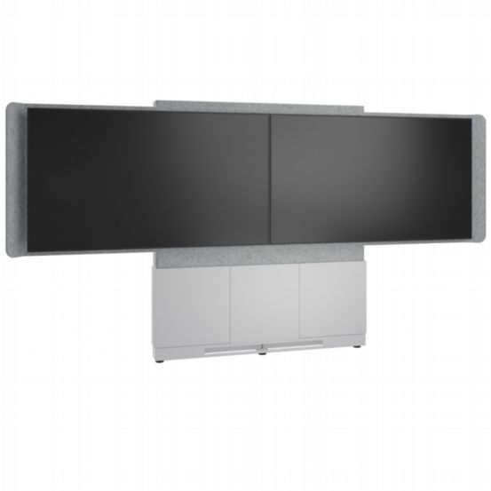 Middle Atlantic Forum™ Floor-to-Wall Mounted Display Stand – 66