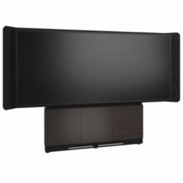 Middle Atlantic Middle Atlantic Forum™ Display Stand – 66" Wide, 3-Bay for 105" 21:9 Ultra-Wide FTW Display, Dark Finish