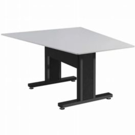 Middle Atlantic Middle Atlantic Forum™ Angle Table 59" – Designer White / Black Base