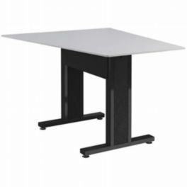 Middle Atlantic Middle Atlantic Forum 59" Angled Table - 38" Height, 3–5 Person Capacity, Designer White Finish