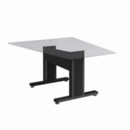 Middle Atlantic Middle Atlantic Forum Table Frame – 24" Wide x 38" Height, Black Powder-Coat Finish