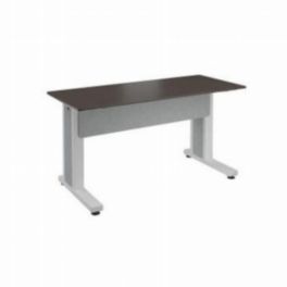 Middle Atlantic Middle Atlantic Forum Arc Shaped Table – 60" MDF (HPL), 30" Height, Silver Gray Finish, 2-Person