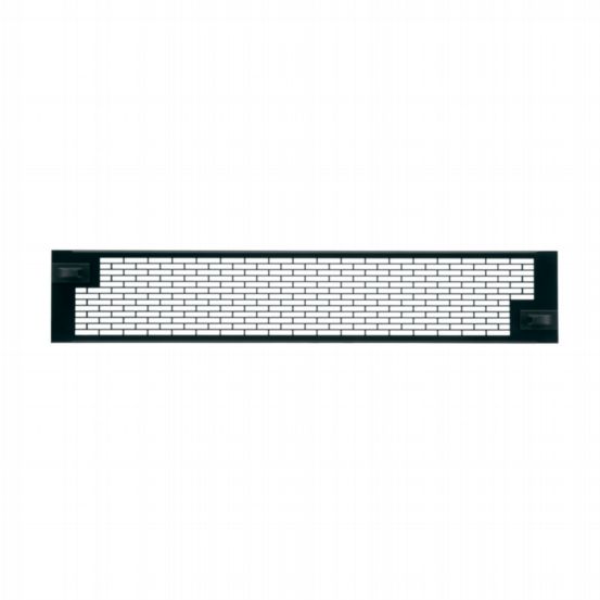 Middle Atlantic 2U Forward Perforated Vent Panel – BGR Series