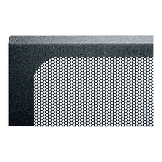 Vented Front Door, 10 RU Racks, 64% Open