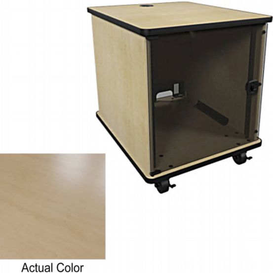 Middle Atlantic MFR-1227E1 MFR Series Mobile Furniture Rack – Kensington Maple – 12U