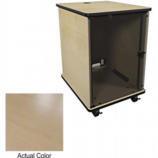 Middle Atlantic MFR-1627E1 MFR Series Mobile Furniture Rack – Kensington Maple – 16U