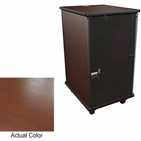 Middle Atlantic MFR-2027E0 MFR Series Mobile Furniture Rack – Biltmore Cherry – 20U