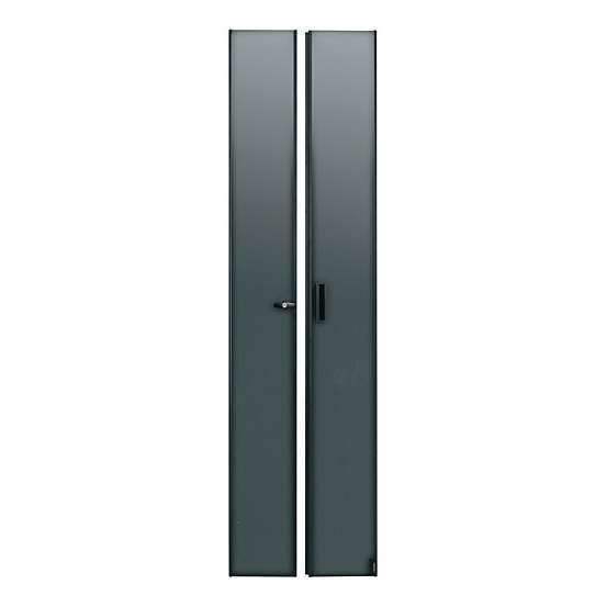 Split Solid Rear Door, 44 RU Racks