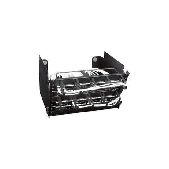 PPM Series Wall Mount Rack - 6U - 406mm Depth - With Backless Pivoting Panel Mount