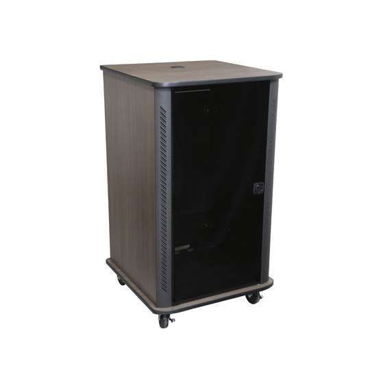 RFR Series Stand Alone Rack - 16U - 717mm Depth - Cherry Rain