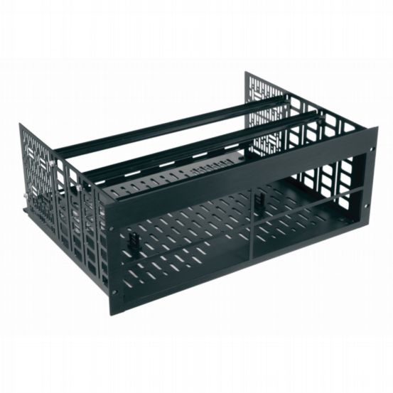 Middle Atlantic 4RU Anodised Custom Shelf for (4) Sonos Amps – 14