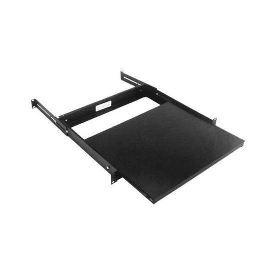 Sliding Rackshelf, 1 RU, Laminated