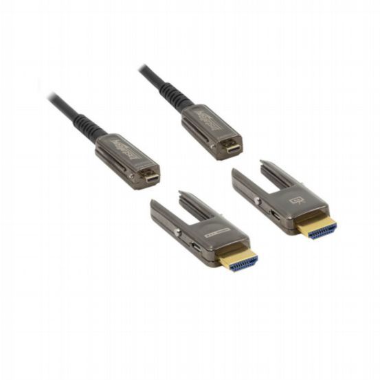 Install Bay HDMI AOC Active Fibre Cable 18Gbps CL3 Rated with Detachable Headshell