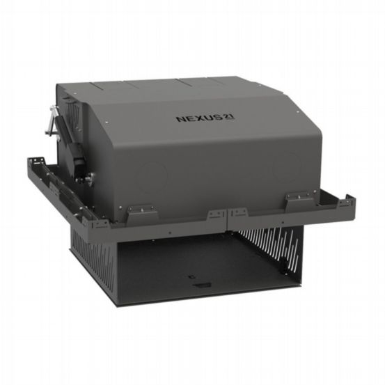 Nexus-21 Eclipse Series projector drop-down for mid-size residential projectors