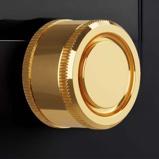 Polar Bear Design Digital Crown – Polished Lacquered Brass