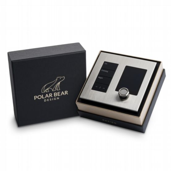 Polar Bear Design Zentium Lutron US Palladiom Demo Box – Satin Nickel