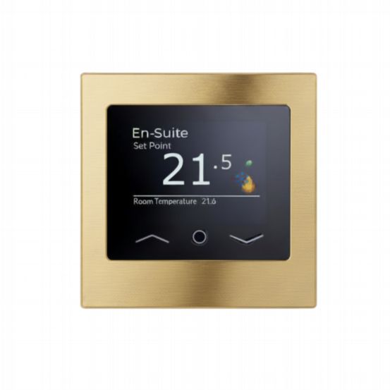 Polar Bear Design Ursium Euro Touch Faceplate Kit - Bright Lacquered Brass
