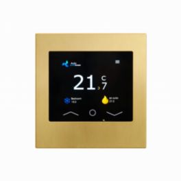 Polar Bear Design Polar Bear Design Ursium Aplium Touch Face Plate Kit – Bright Unlacquered Brass