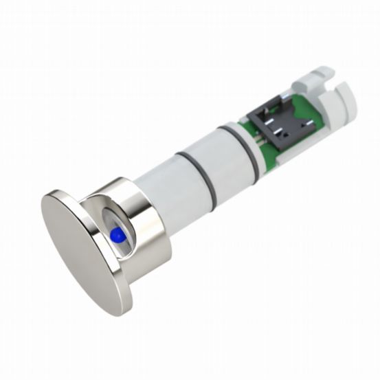 Polar Bear Design WL4 12mm Wall Sensor Tip – Bright Nickel (Pack of 10)