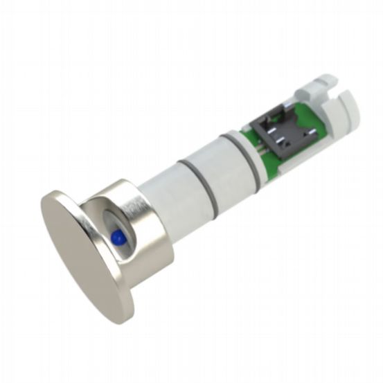 Polar Bear Design WL4 12mm Wall Sensor Tip – Satin Nickel (Pack of 10)