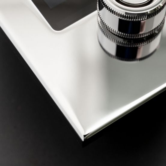 Polar Bear Design Face Plate Kit - Lutron Palladiom Bright Chrome