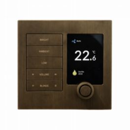 Polar Bear Design Polar Bear Design Zentium Crestron Horizon Face Plate Kit – Aged Brass