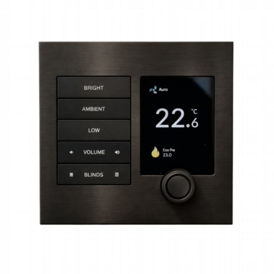 Polar Bear Design Zentium Crestron Horizon Faceplate Kit - Antique Chocolate Bronze