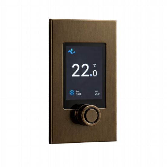 Polar Bear Design Zentium Sing Gang Face Plate Kit – Aged Brass