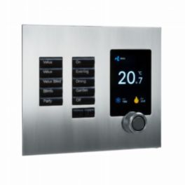 Polar Bear Design Polar Bear Design Zentium Lutron International SeeTouch Faceplate Kit - Bright Chrome