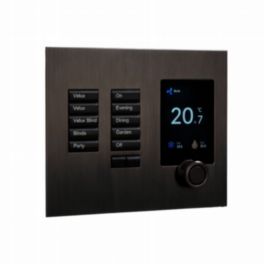 Polar Bear Design Polar Bear Design Zentium Lutron International SeeTouch Faceplate Kit – Antique Brass