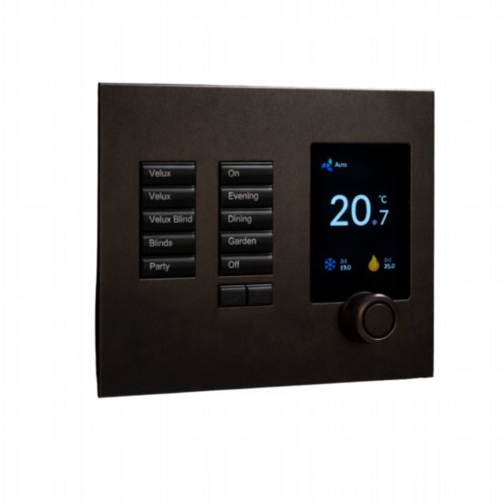 Polar Bear Design Zentium Lutron International SeeTouch Faceplate Kit - Antique Copper