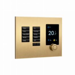 Polar Bear Design Polar Bear Design Zentium Lutron International SeeTouch Faceplate Kit – Satin Brass