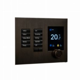 Polar Bear Design Polar Bear Design Zentium Lutron International SeeTouch Faceplate Kit - Antique Chocolate Bronze