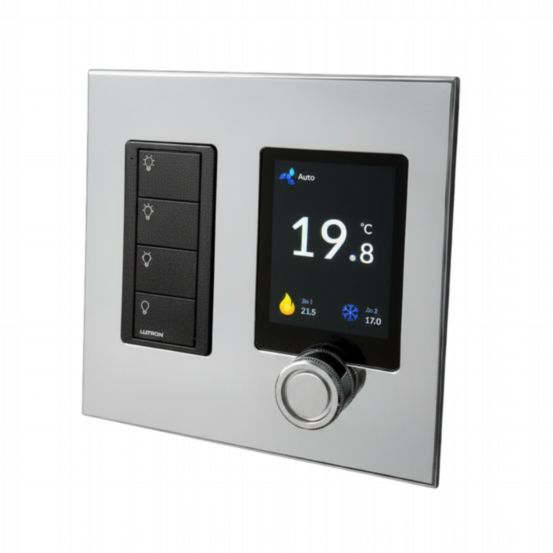 Polar Bear Design Zentium Lutron Pico Faceplate Kit - Bright Chrome
