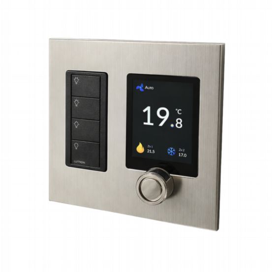 Polar Bear Design Zentium Lutron Pico Faceplate Kit – Satin Nickel