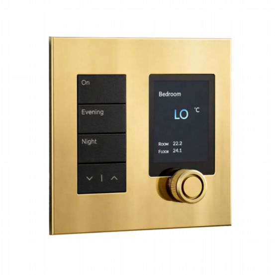 Polar Bear Design Zentium Lutron US Palladiom Faceplate Kit - Bright Lacquered Brass