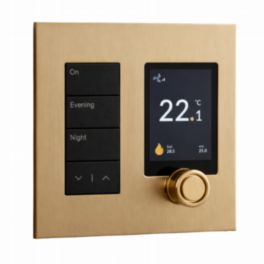 Polar Bear Design Polar Bear Design Zentium Lutron US Palladiom Faceplate Kit – Bright Unlacquered Brass