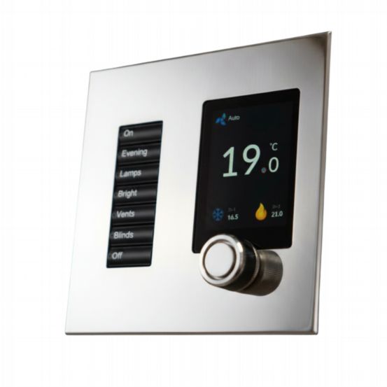 Polar Bear Design Zentium Lutron US SeeTouch Faceplate Kit - Bright Chrome