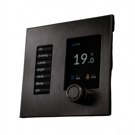 Polar Bear Design Zentium Lutron US SeeTouch Faceplate Kit – Antique Brass