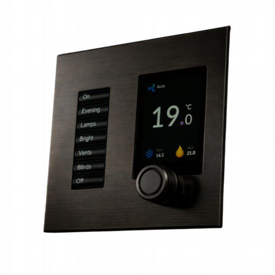 Polar Bear Design Zentium Lutron US SeeTouch Faceplate Kit - Antique Bronze