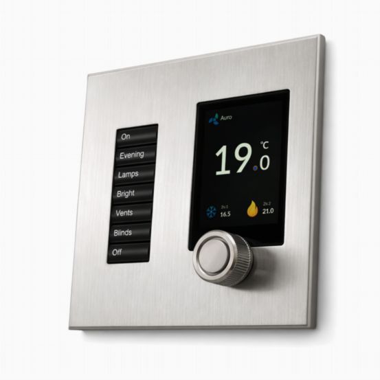 Polar Bear Design Zentium Lutron US SeeTouch Faceplate Kit – Satin Nickel