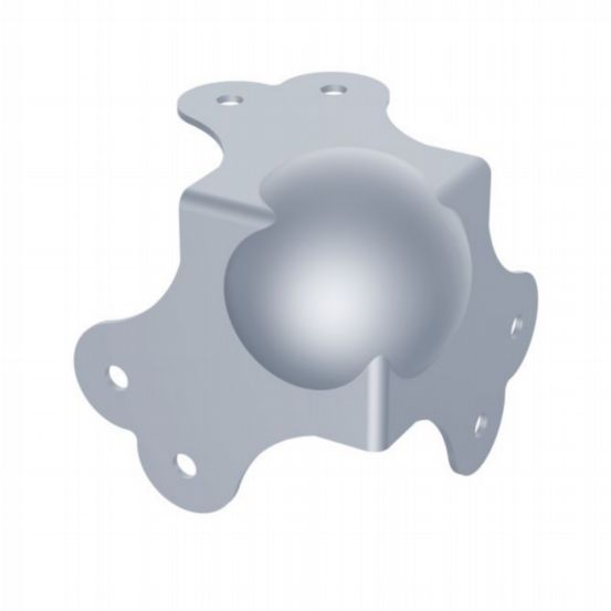 Penn Elcom Large PennBrite Ball Corner with 2.5mm Radius