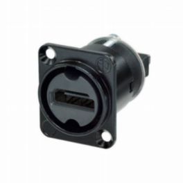 Penn Elcom Penn Elcom HDMI Adaptor Feedthrough 19 pole D/Chassis Black